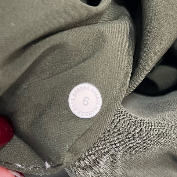 Lululemon Army Green Joggers - Picture 3 of 5